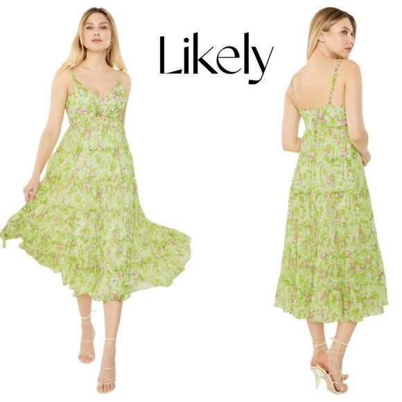 LIKELY GIULIANA DRESS Women's Floral Pink/Green Dress Sz 4 NWT - Picture 2 of 12